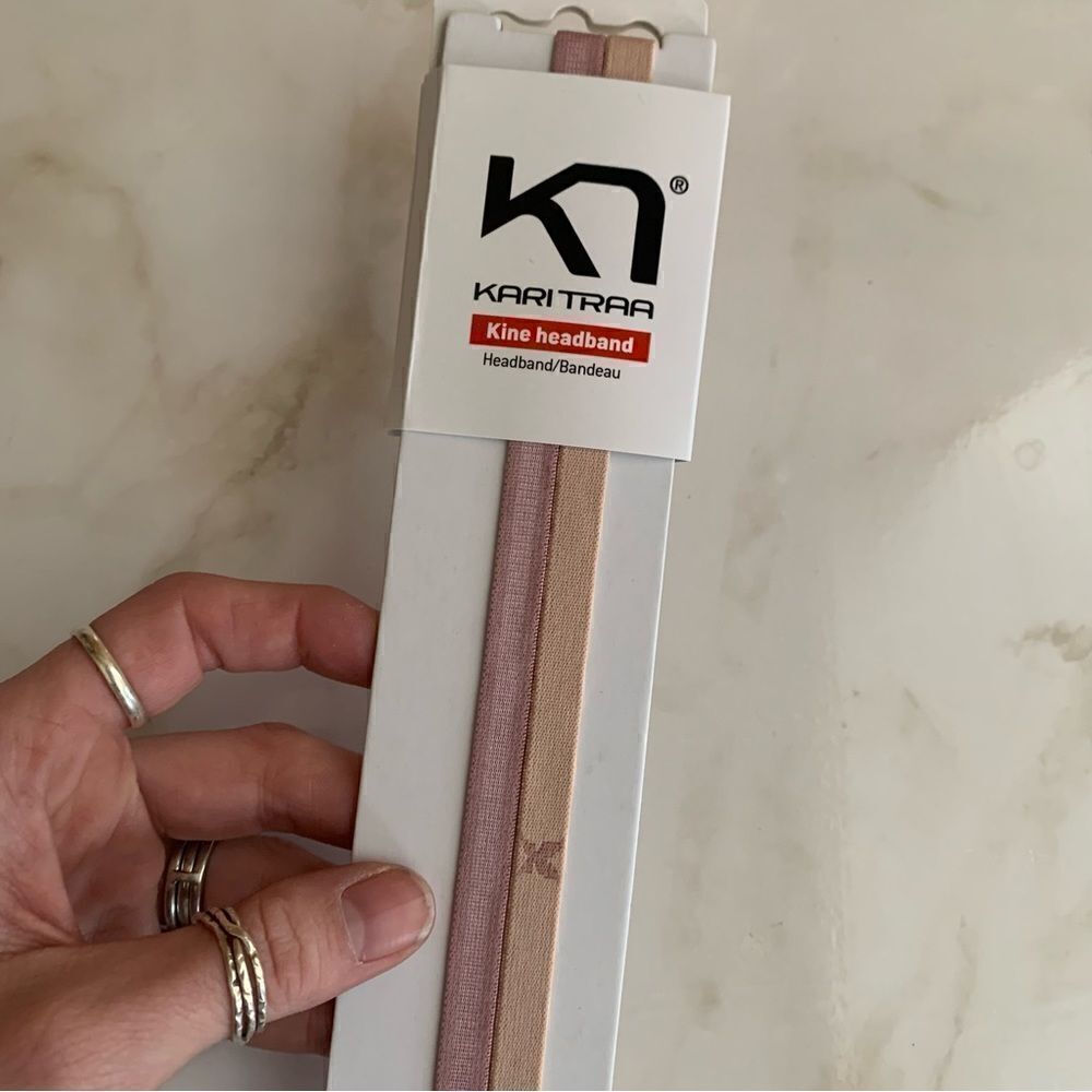 Nwt Kari Traa Kine Headband Purple/ Nude — image 2 of 4